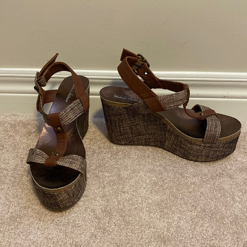 Michael Antonio platform wedge